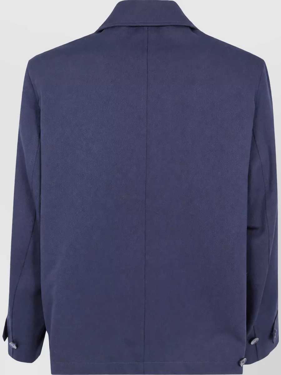 Paul Smith Wool Oversized Double-Breasted Coat