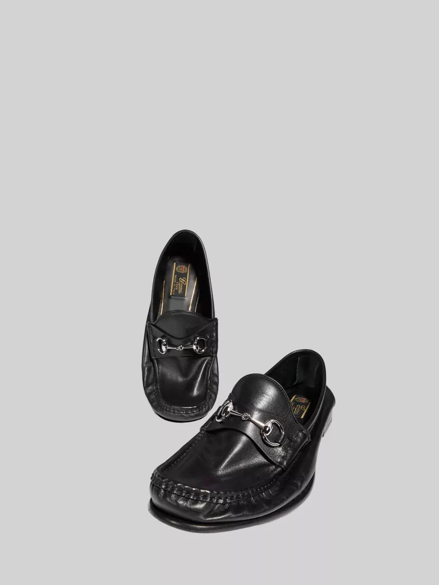Gucci Calfskin Leather Loafers