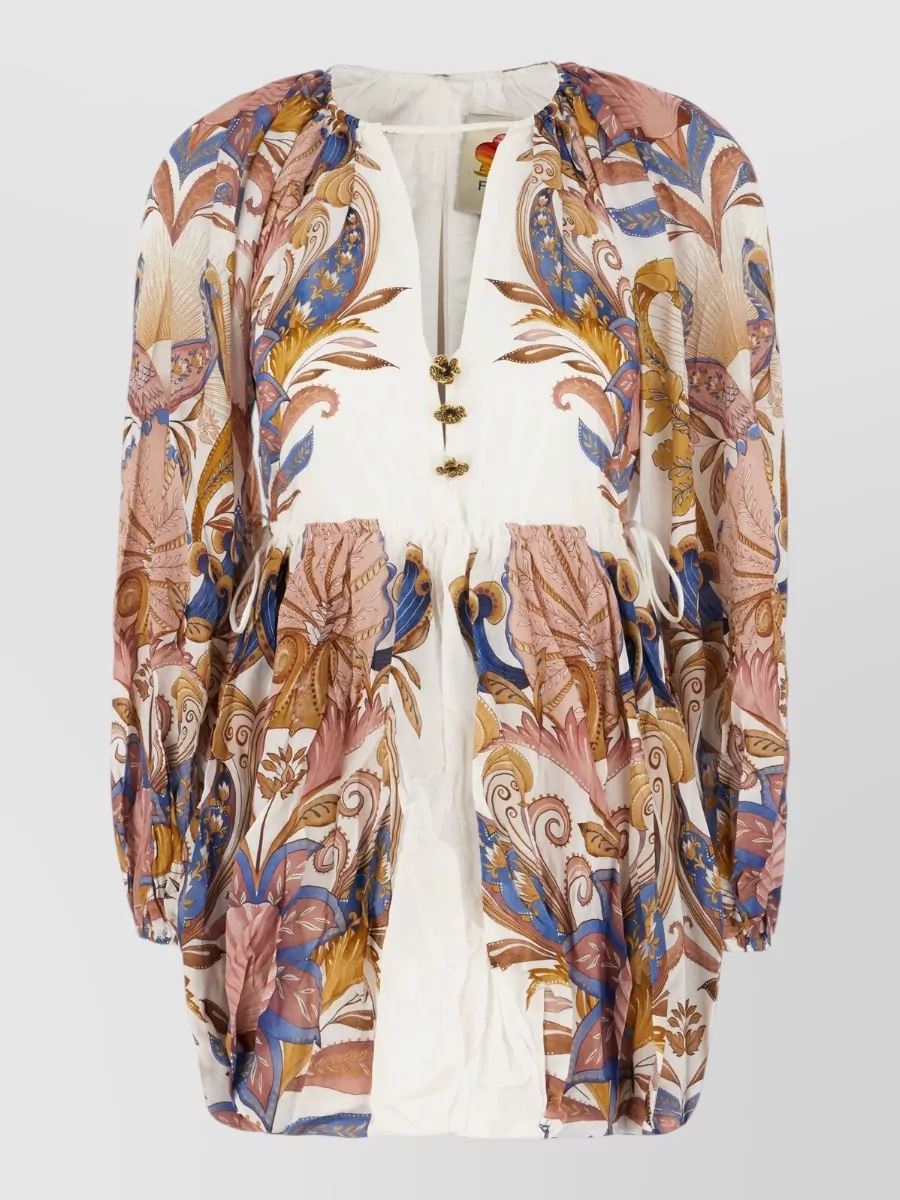 Farm Rio printed mini dress
