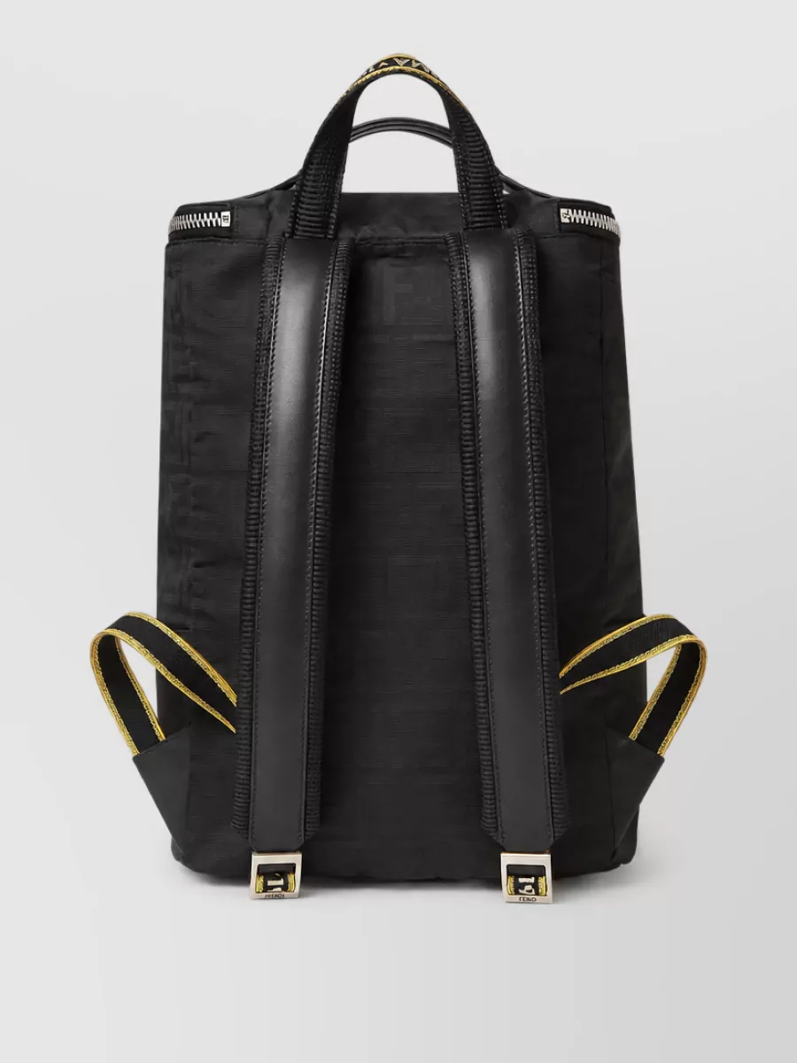 Fendi Logo Jacquard Backpack