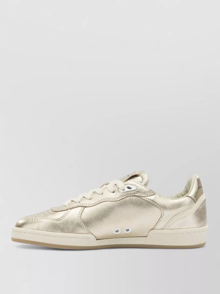 Philippe Model Sneakers Slip On Round Toe Metallic Finish