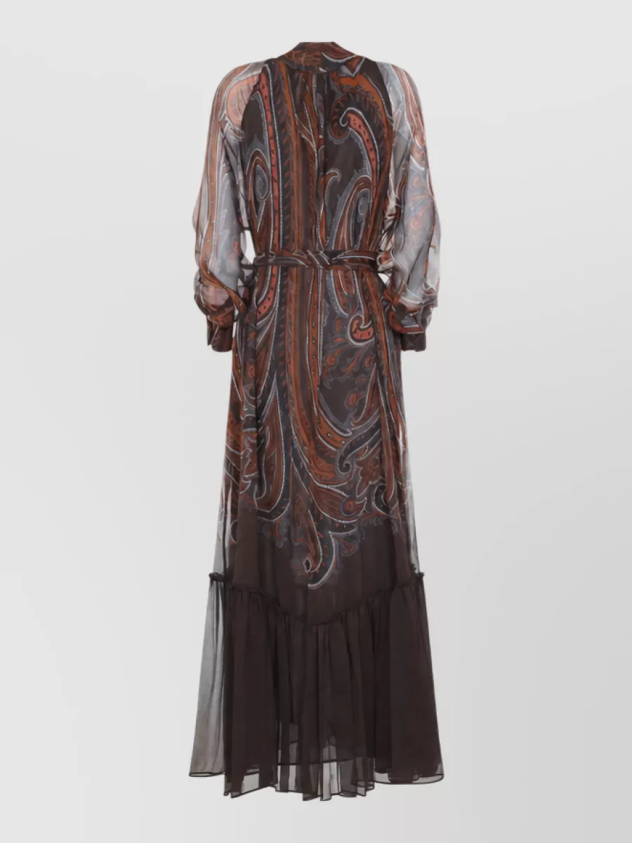 Etro silk printed maxi dress