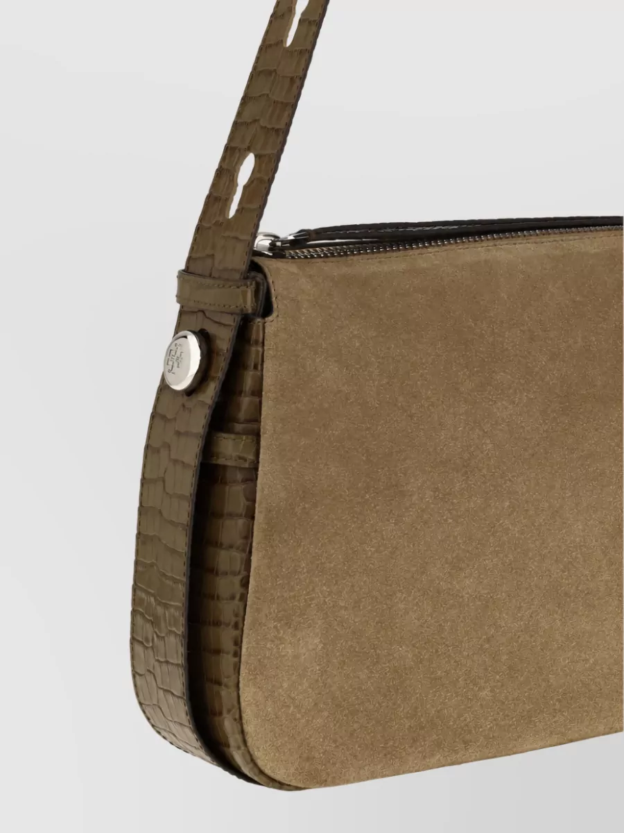 Tory Burch Romy Suede Clutch Bag