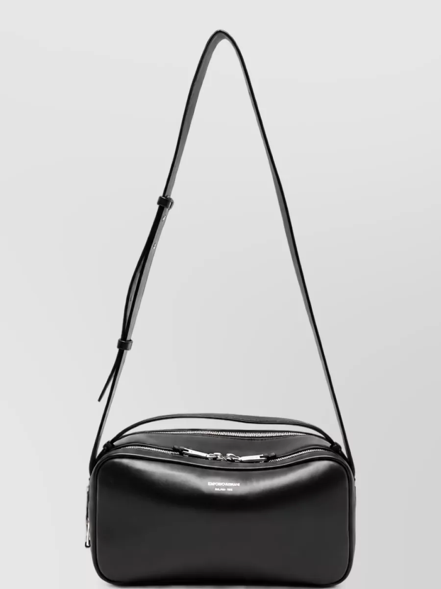 Emporio Armani leather shoulder bag