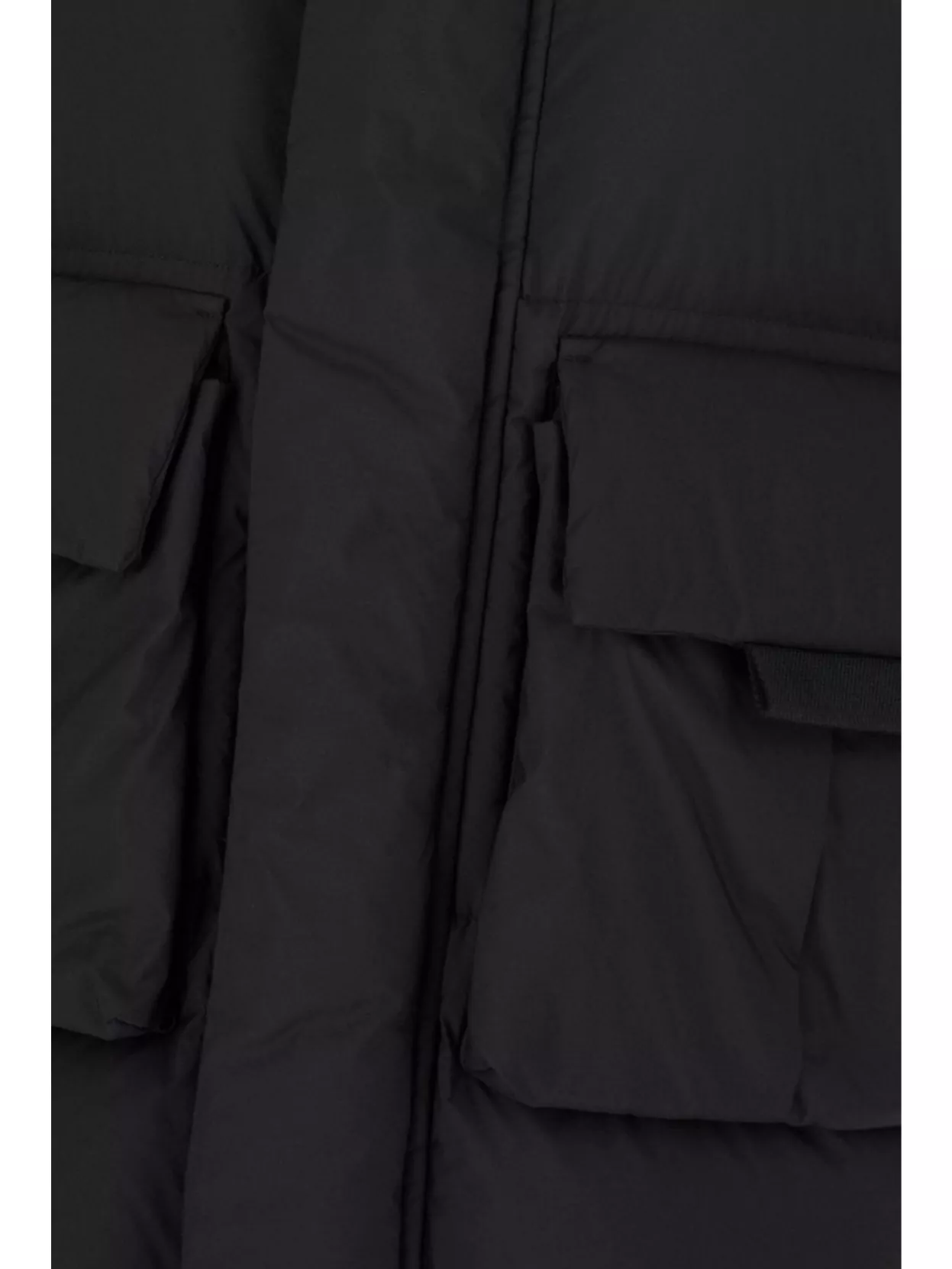 Moncler Genius Down Jacket Sleeveless Detachable Hood In Black