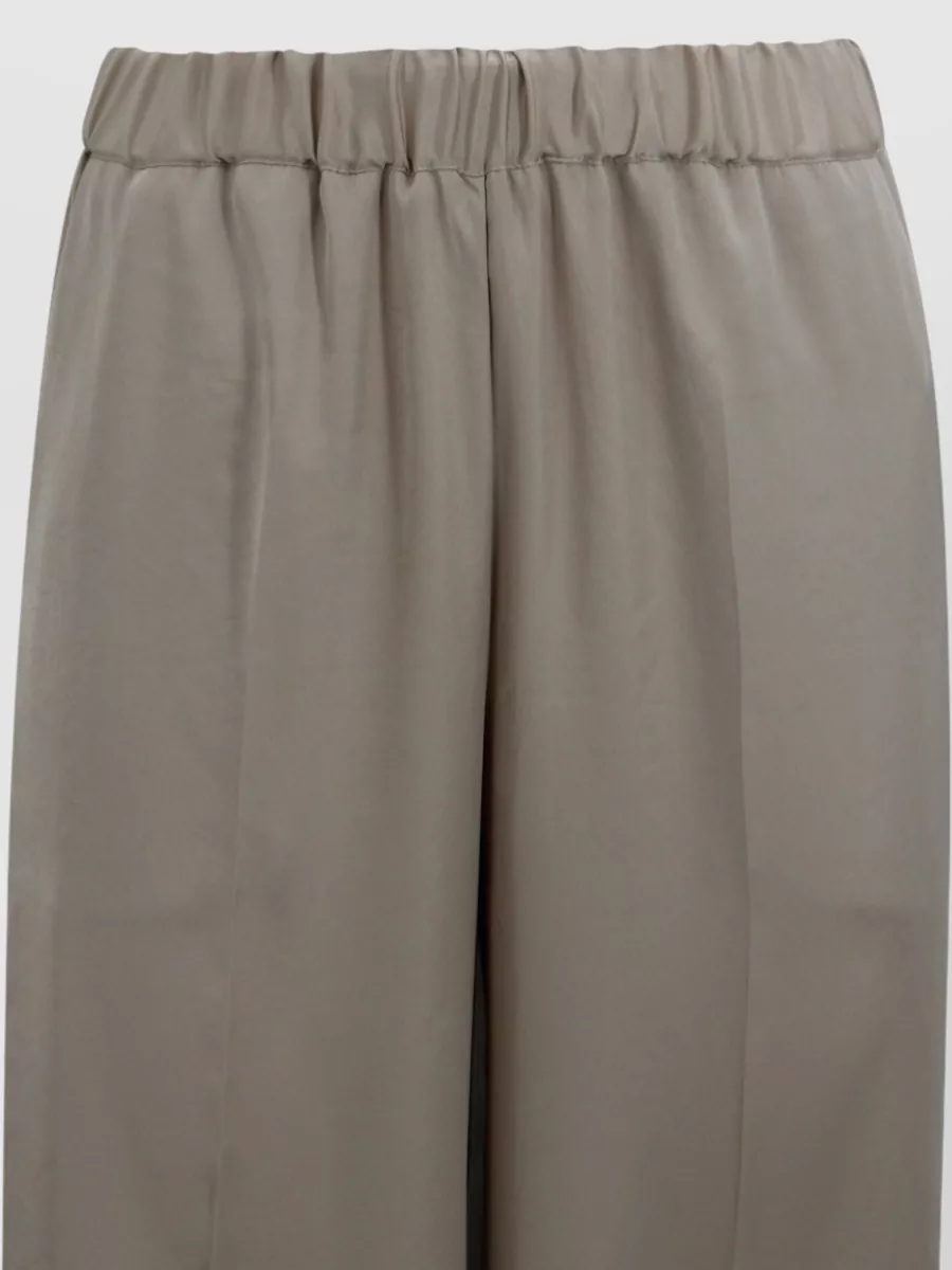 Parosh High-Rise Wide-Leg Palazzo Trousers