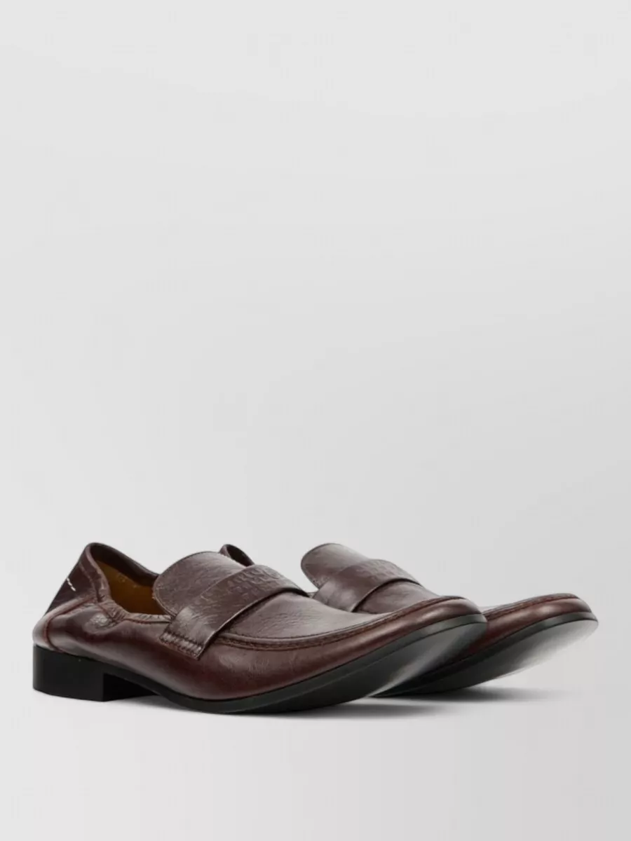 Mm6 Maison Margiela leather loafers
