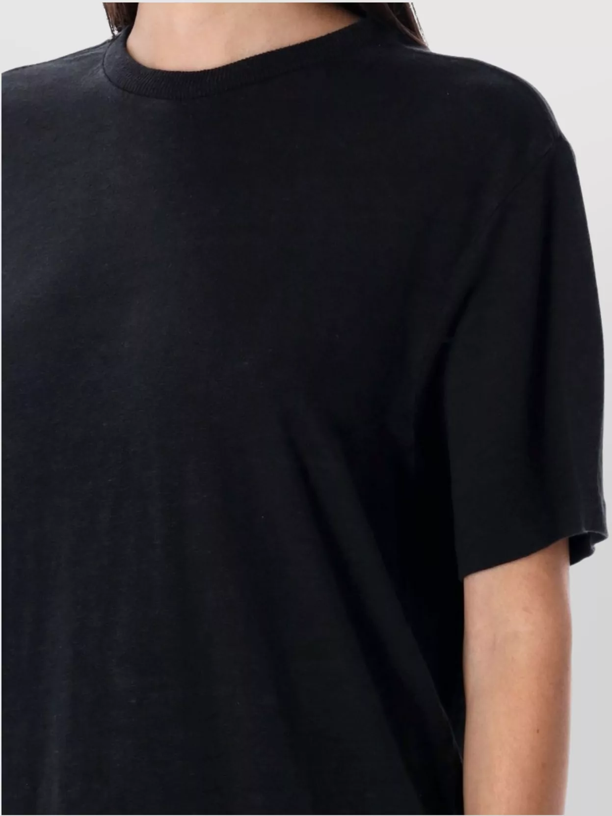 Isabel Marant Etoile Basic Round Neck Short Sleeve Top