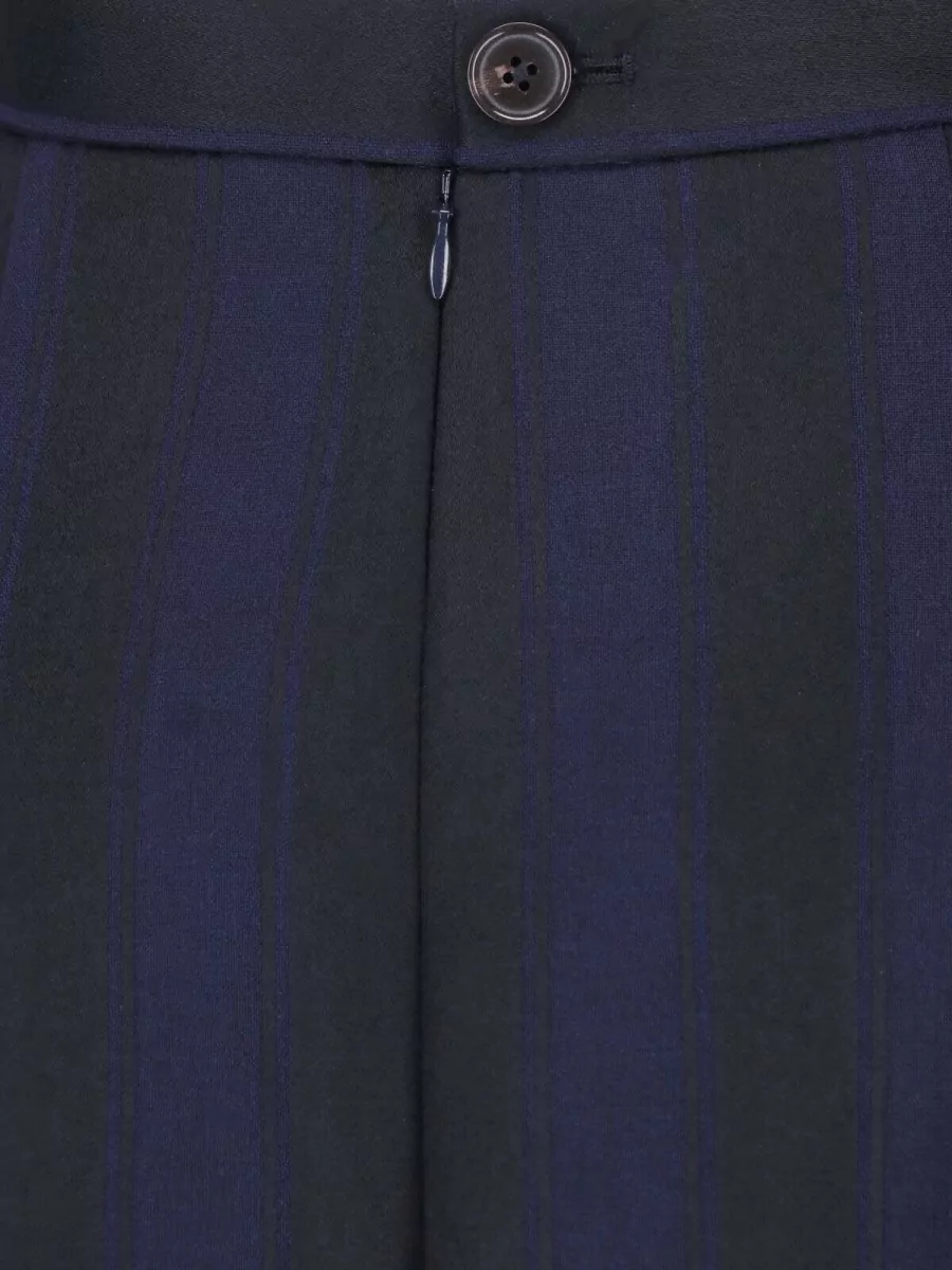 Vivienne Westwood Virgin Wool Midi Asymmetric Skirt