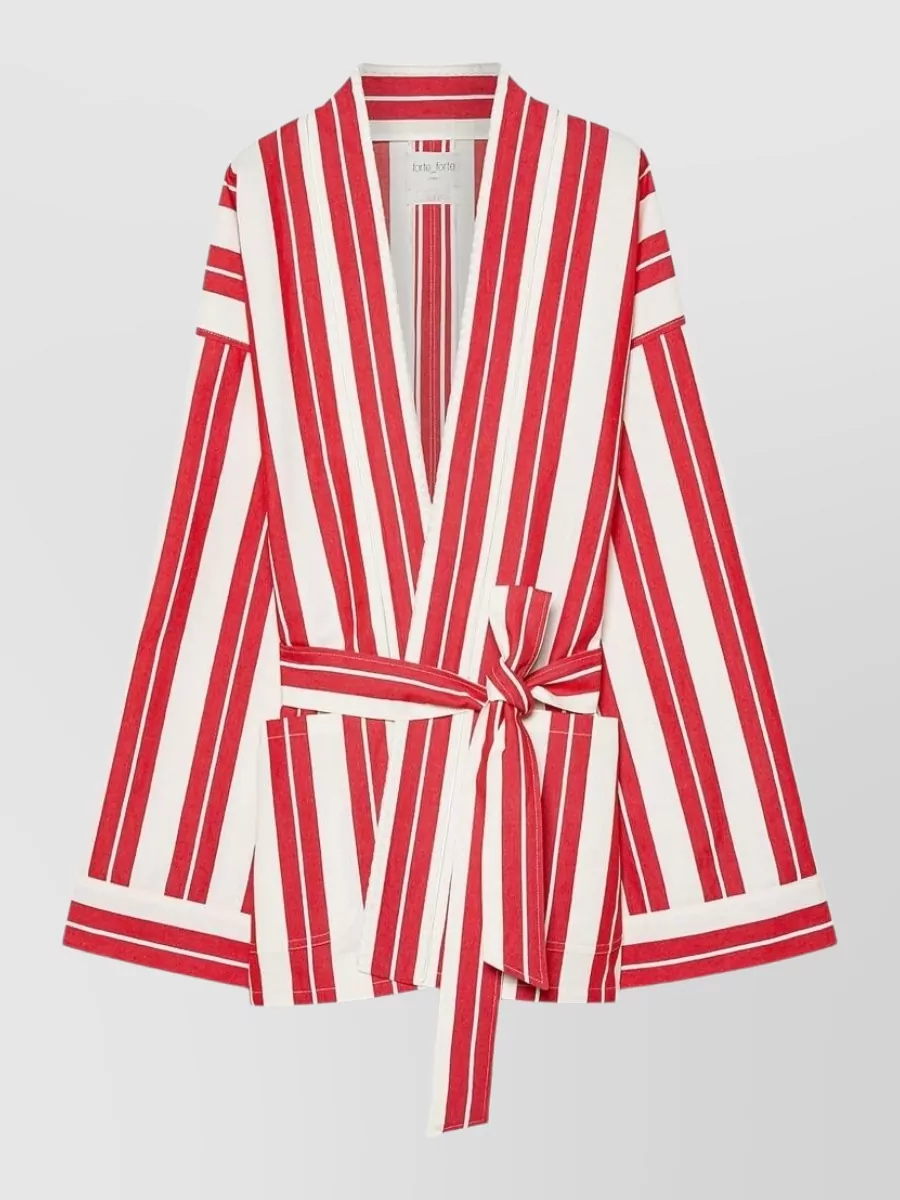 Forte Forte striped kimono jacket