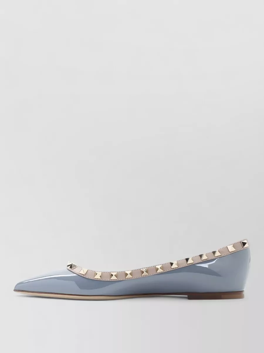 Valentino Garavani Patent Leather Ballerina Shoes