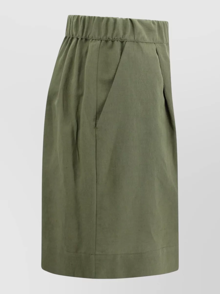Whyci Linen Bermuda Shorts