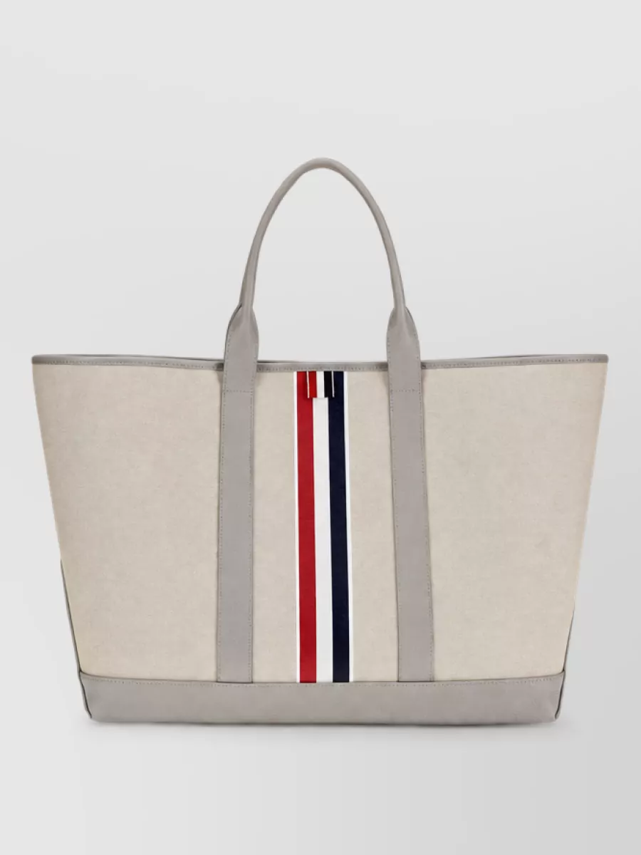 Thom Browne Canvas Tote Bag