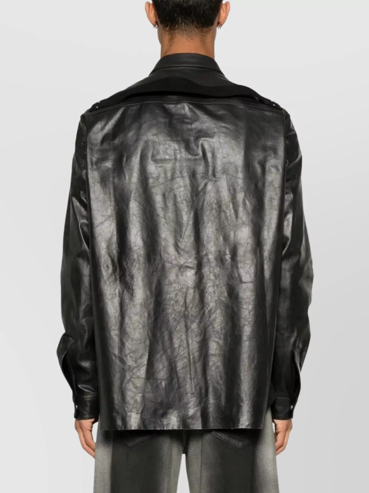 Rick Owens Leather Jacket - Outershirt