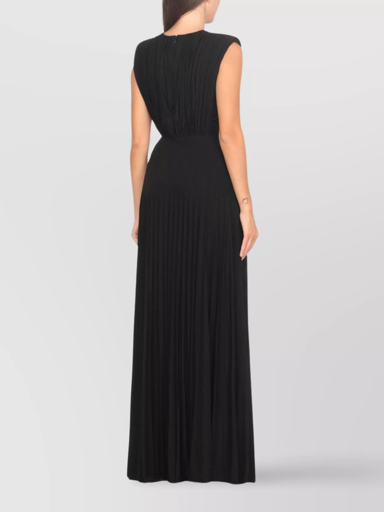 Elisabetta Franchi Sleeveless Dress Deep V-Neckline