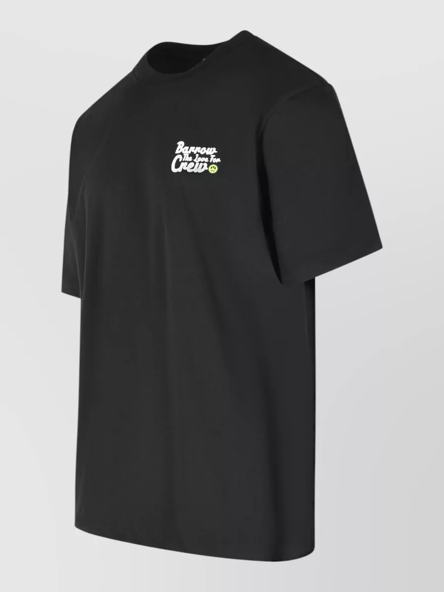 Barrow Cotton Crew Neck T Shirt Graphic Print