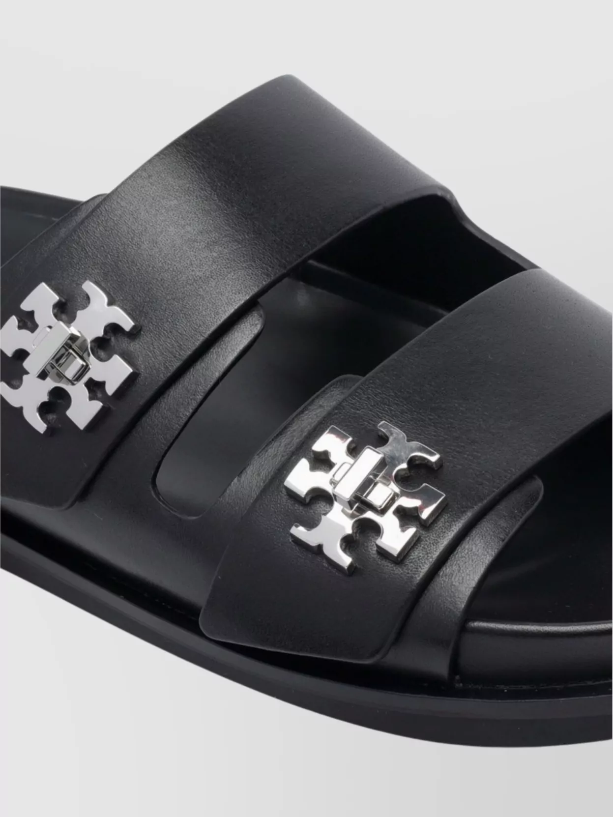 Tory Burch Sporty Slider Sandal With Swivel Details In Black