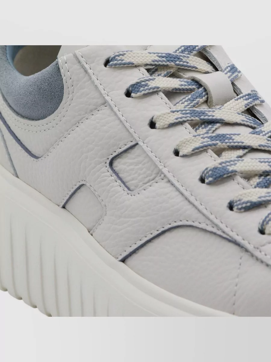 Hogan Casual Sneakers With Platform And Textured Sole