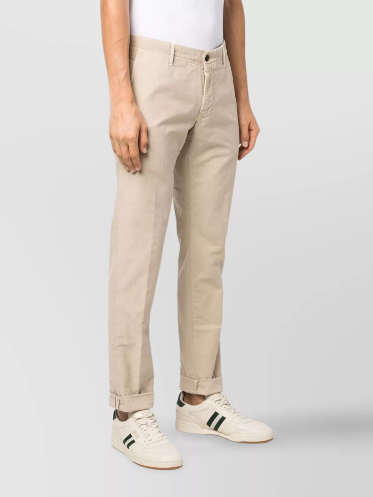 Incotex Trousers With Belt Loops And Pockets