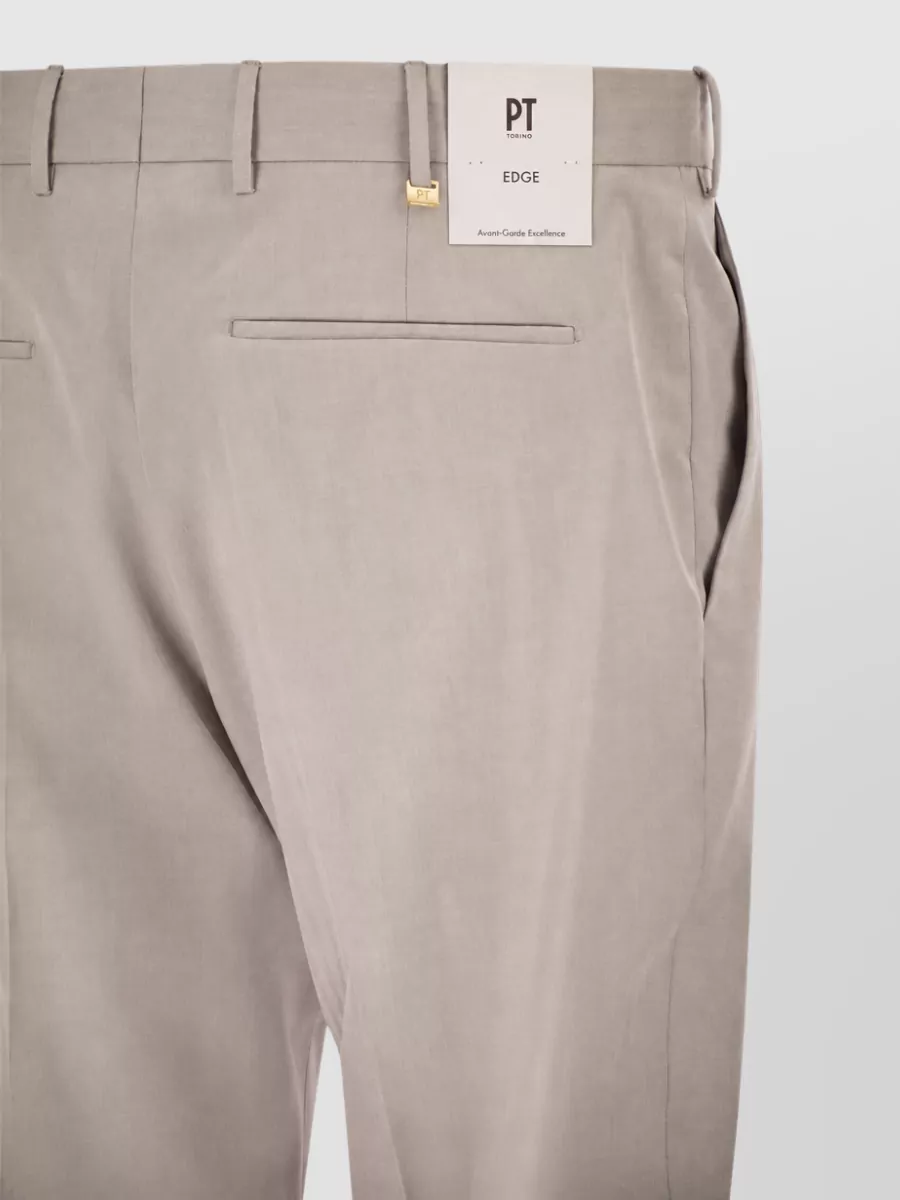 Pt Torino Cotton Wool Tailored Trousers