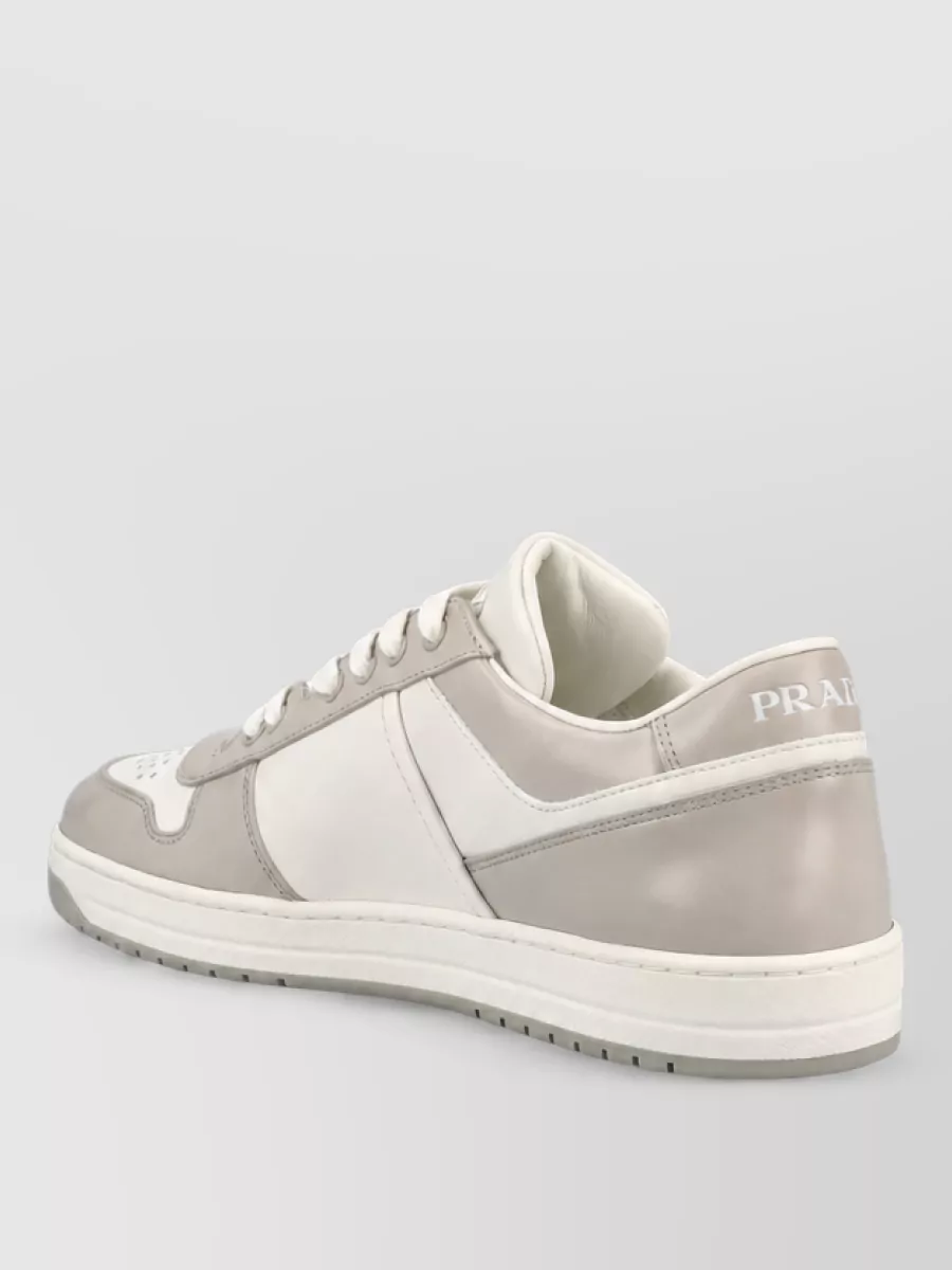 Prada Leather Low-Top Sneakers