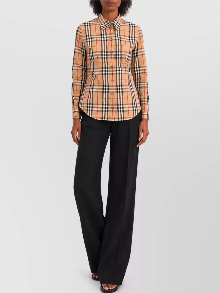 Burberry Checked Cotton Shirt