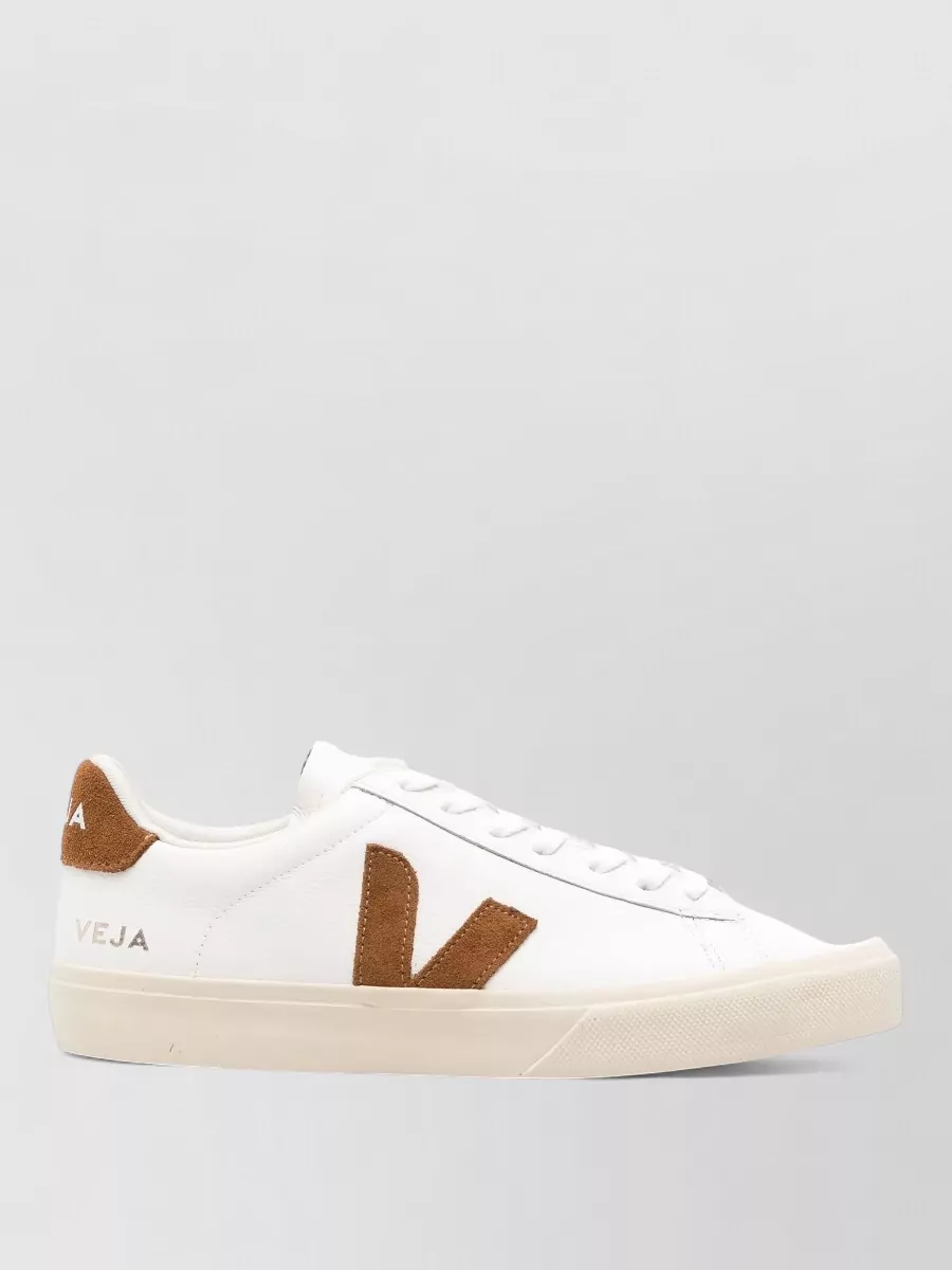 Veja Low Top Sneakers Contrast Heel Tab Rubber Sole