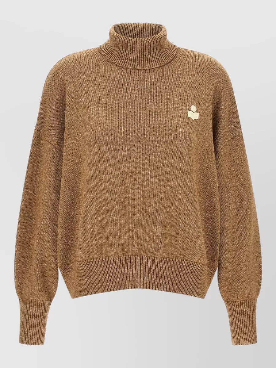 Isabel Marant Etoile Cotton wool high neck long sleeve sweatshirt