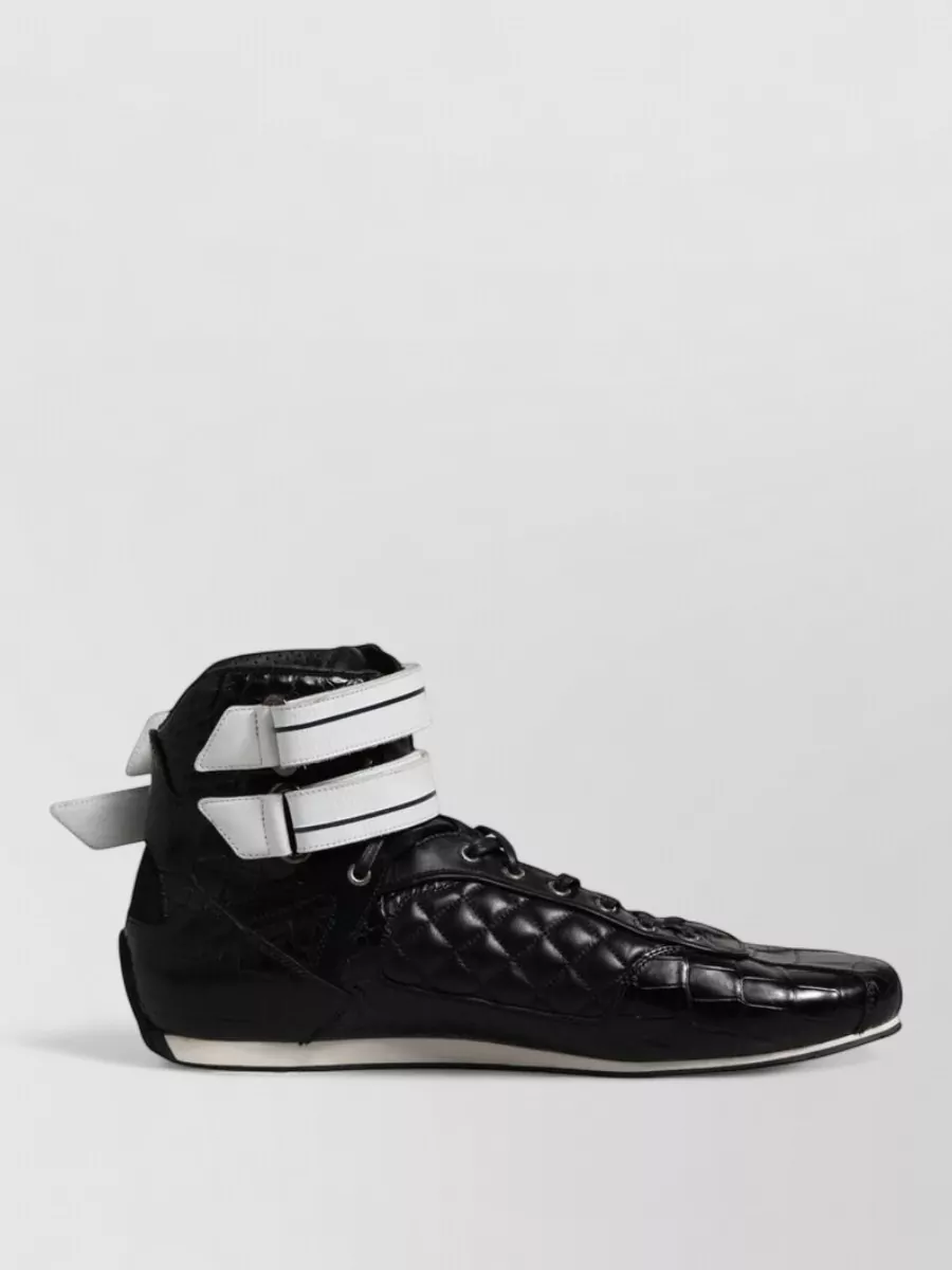 Dolce&Gabbana Quilted Leather High Top Sneakers