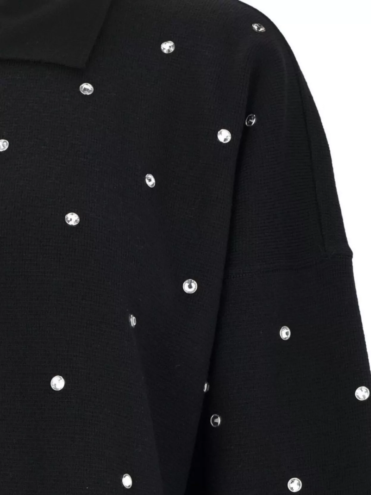 Versace Crewneck Knitwear Embellished Design