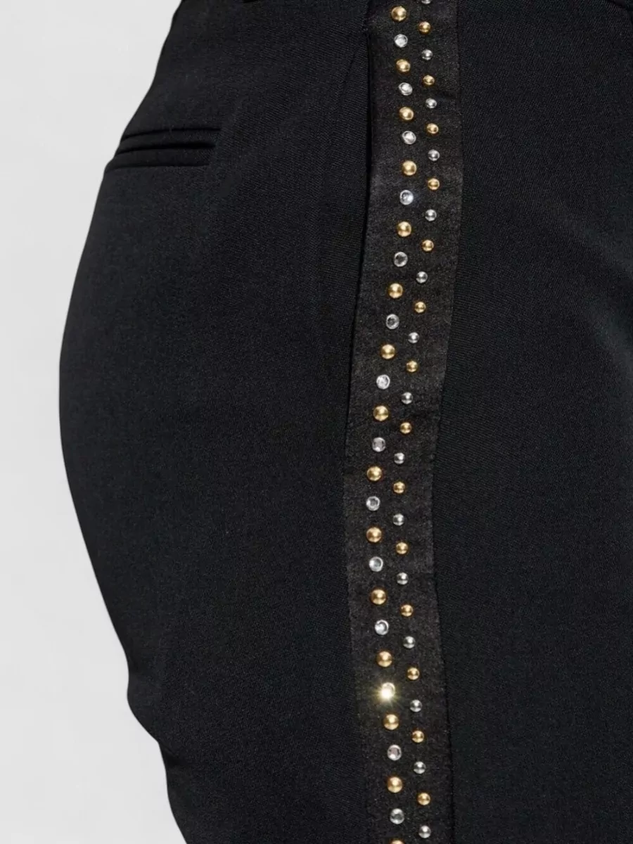 Versace Evening Wool Grain De Poudre Trousers