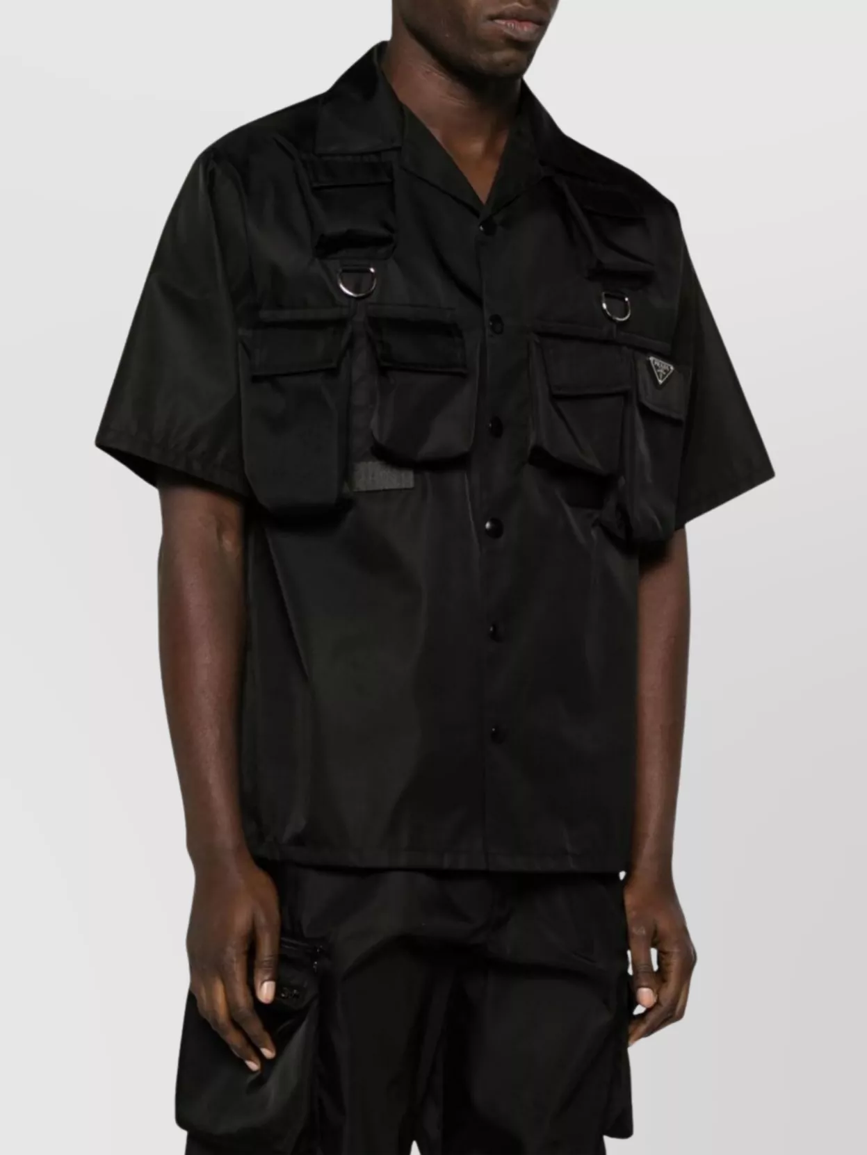 Prada Nylon Short Sleeves Shirt
