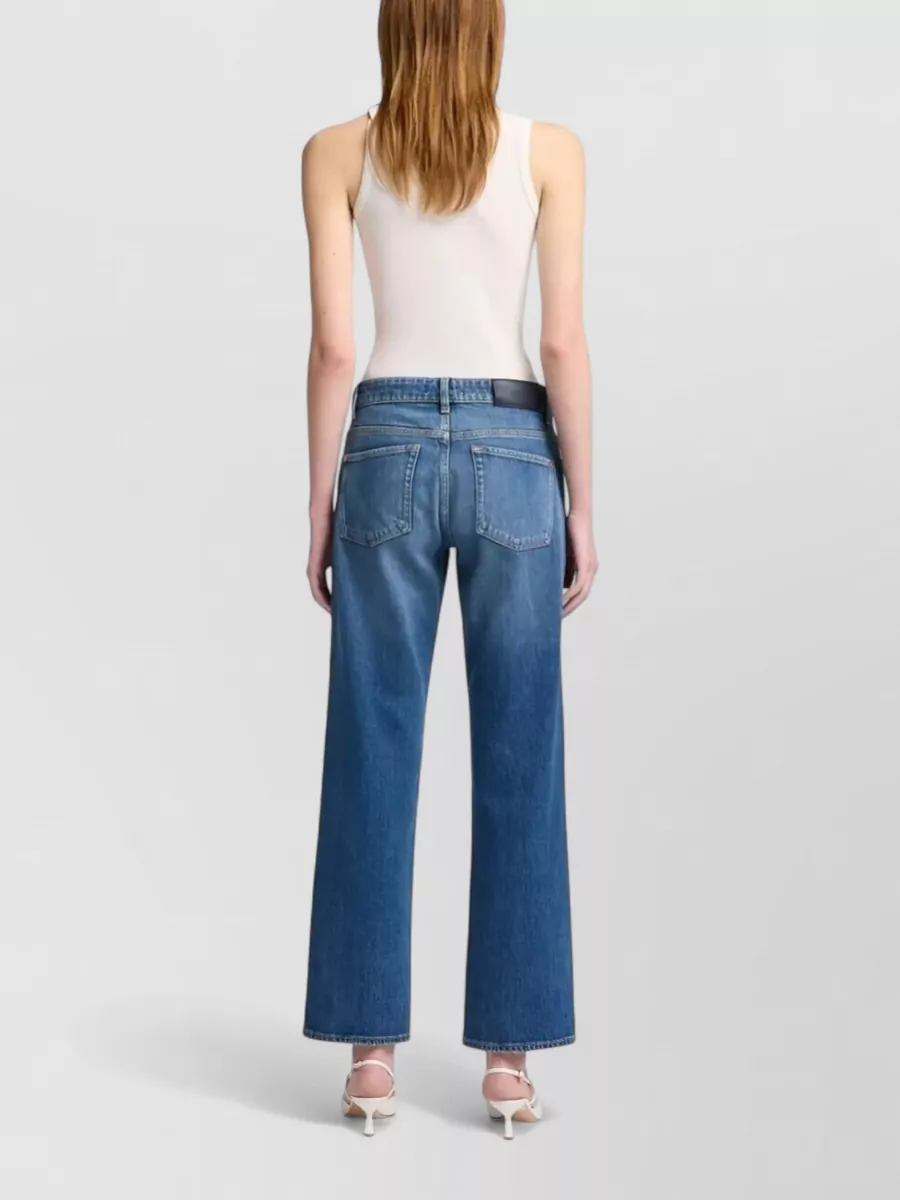 7 For All Mankind Calie Straight Leg Explorer Denim Trousers