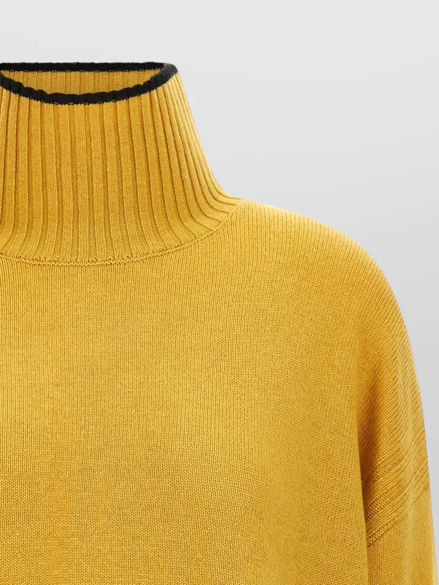 Pinko Cashmere Wool Turtleneck Sweater
