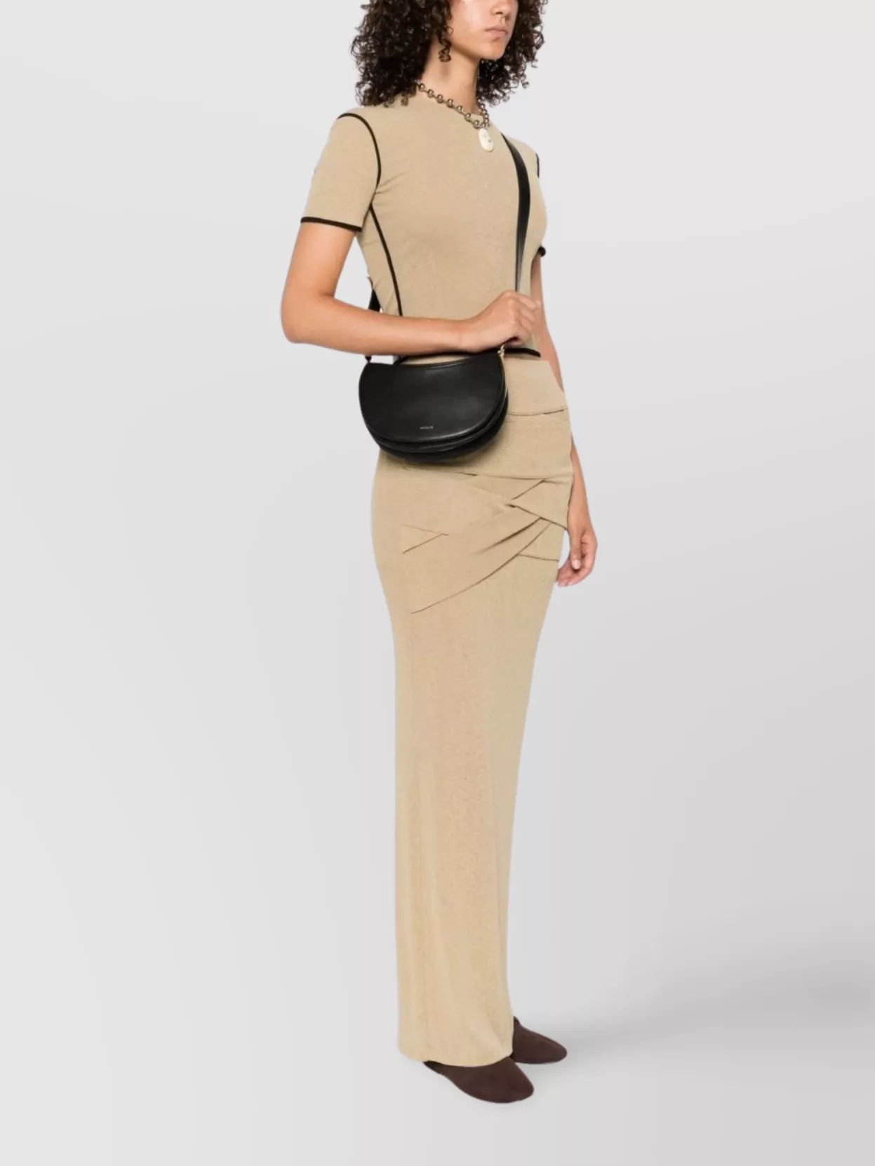 Wandler Adjustable Strap Curved Shape Shoulder Bag