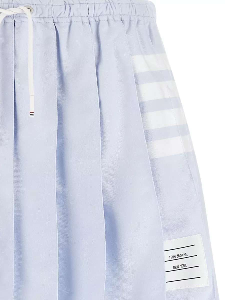 Thom Browne Cotton Pleated Mini Skirt
