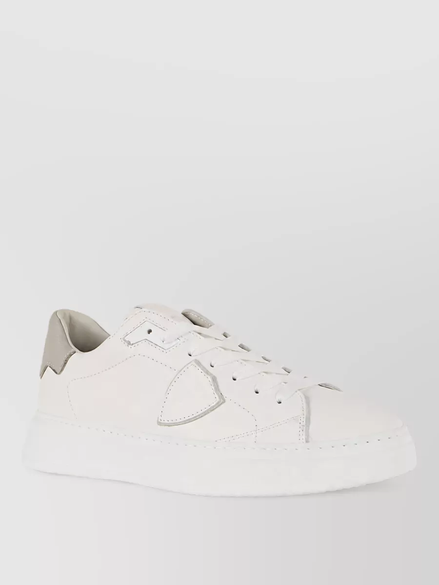 Philippe Model leather lace-up shoes