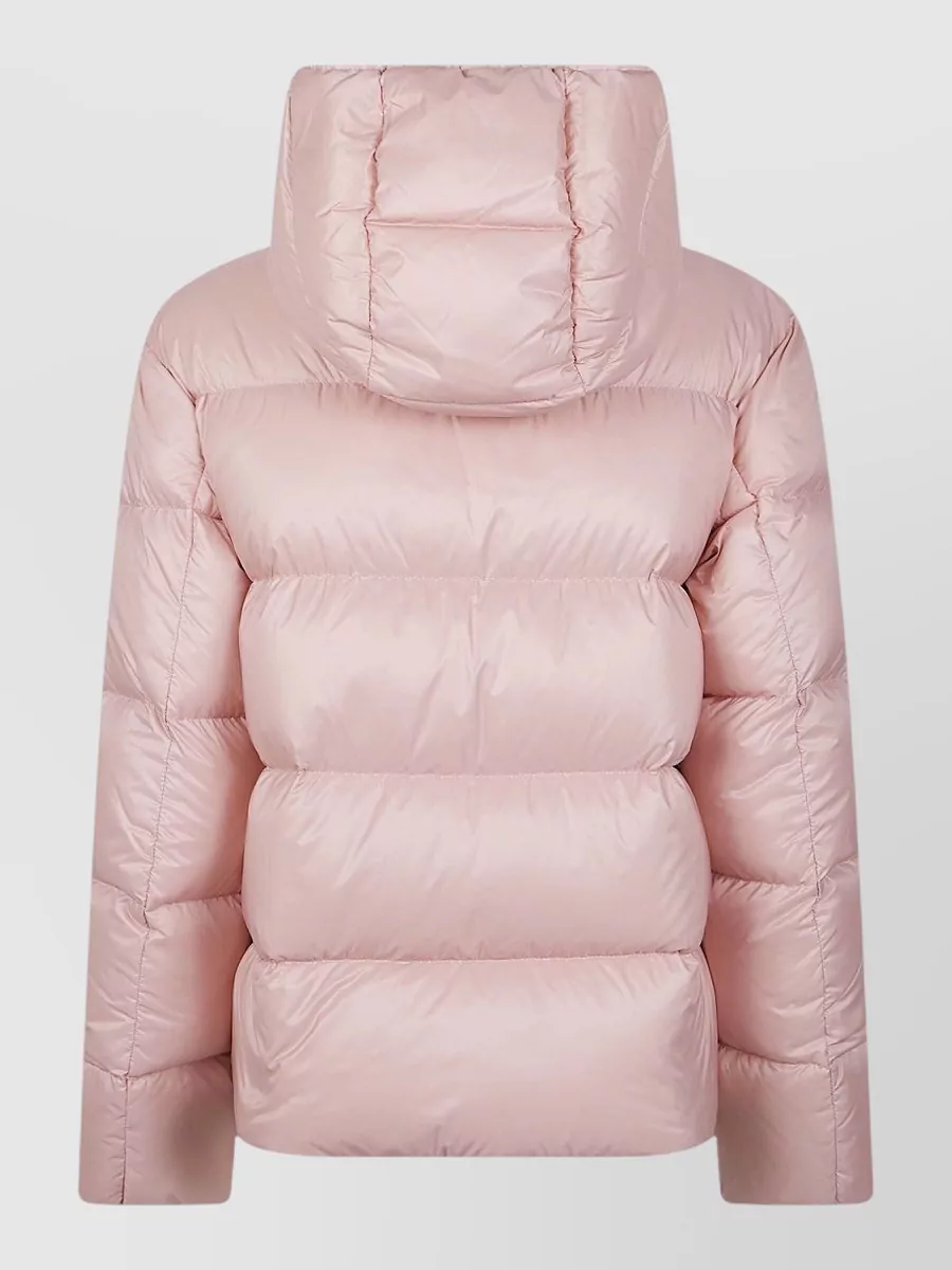 Moncler Down Cropped Hooded Puffer Jacket