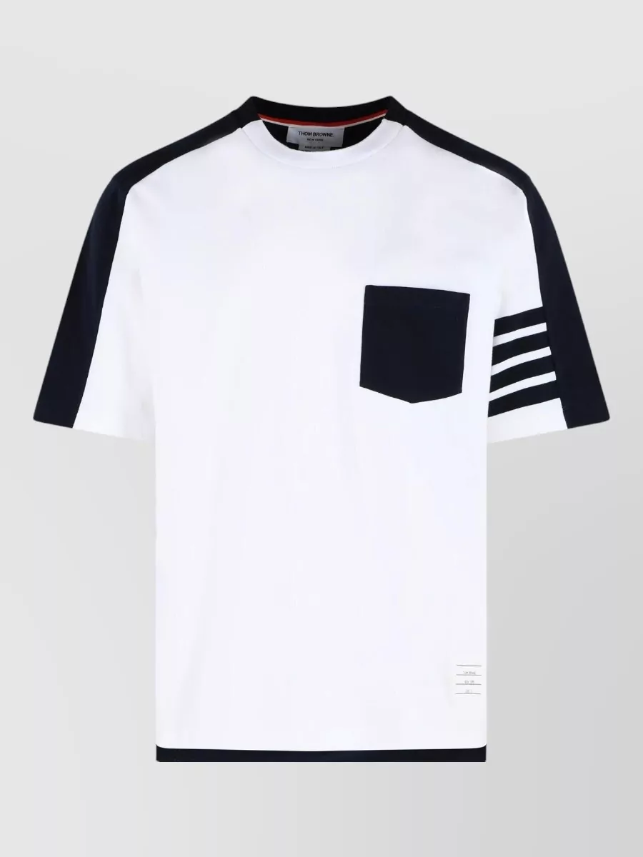 Thom Browne cotton colorblock oversized t-shirt