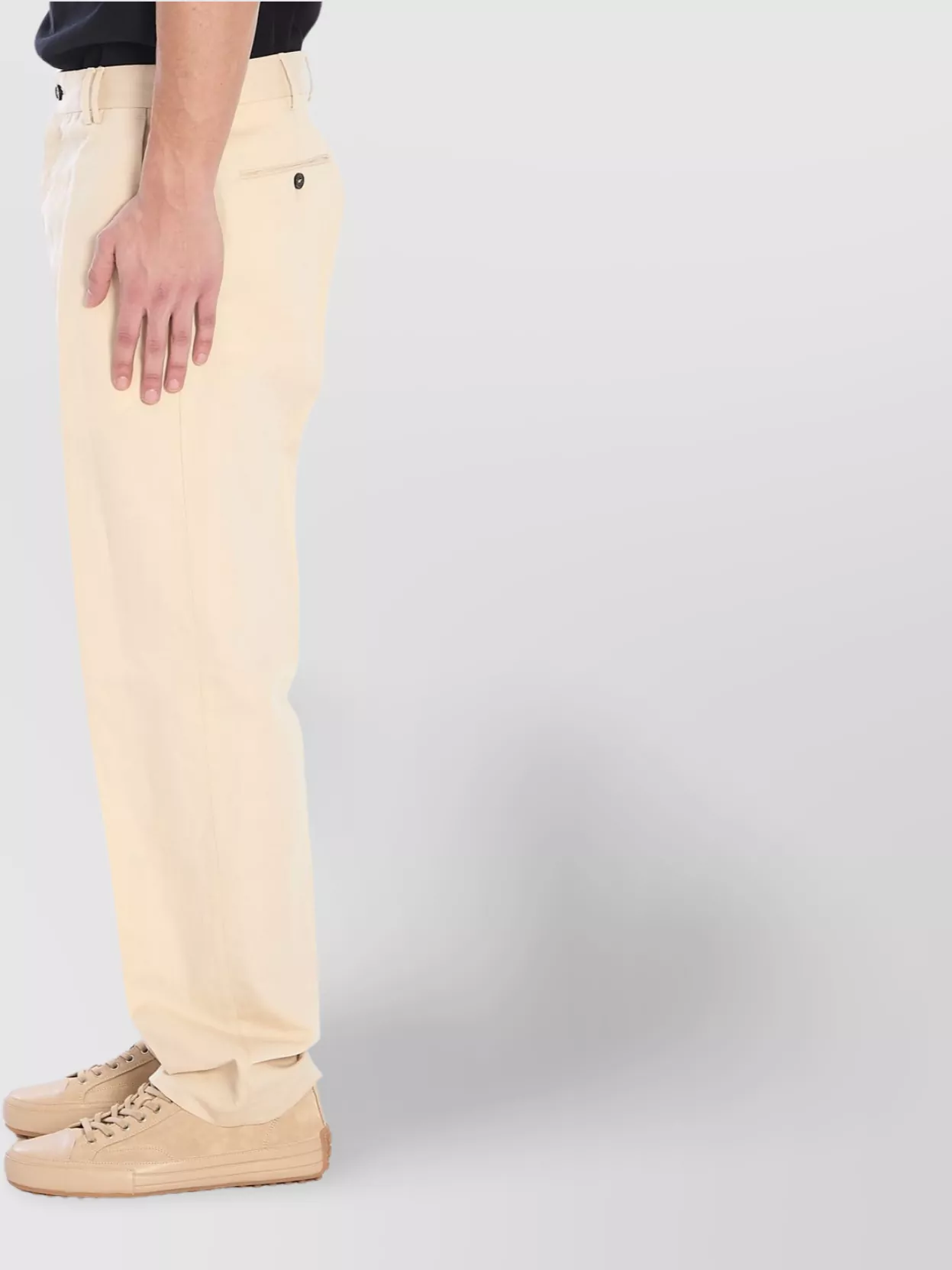 Pt Torino Michael Trousers In Neutral