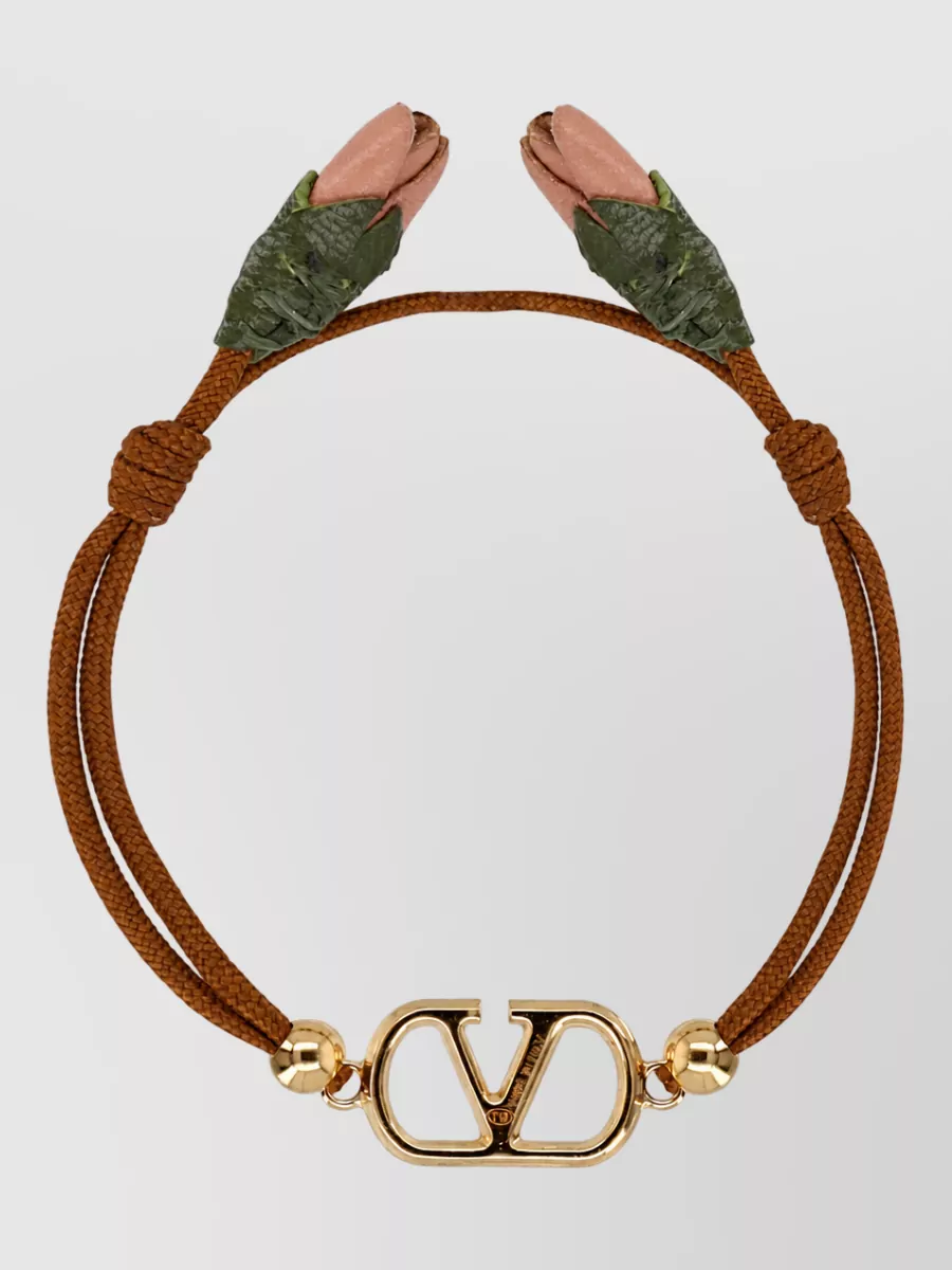 Valentino Garavani Polyester Logo Bracelet