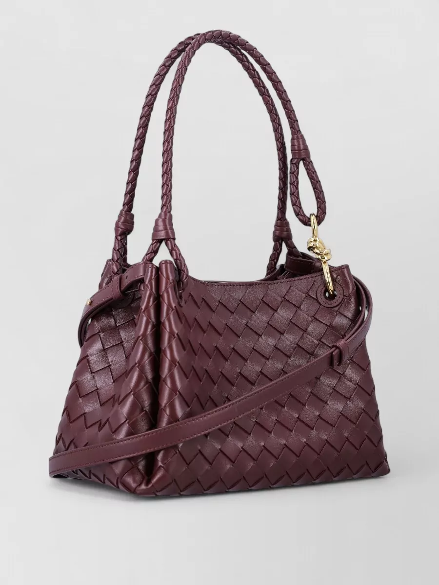 Bottega Veneta Parachute M Lambskin Shoulder Bag