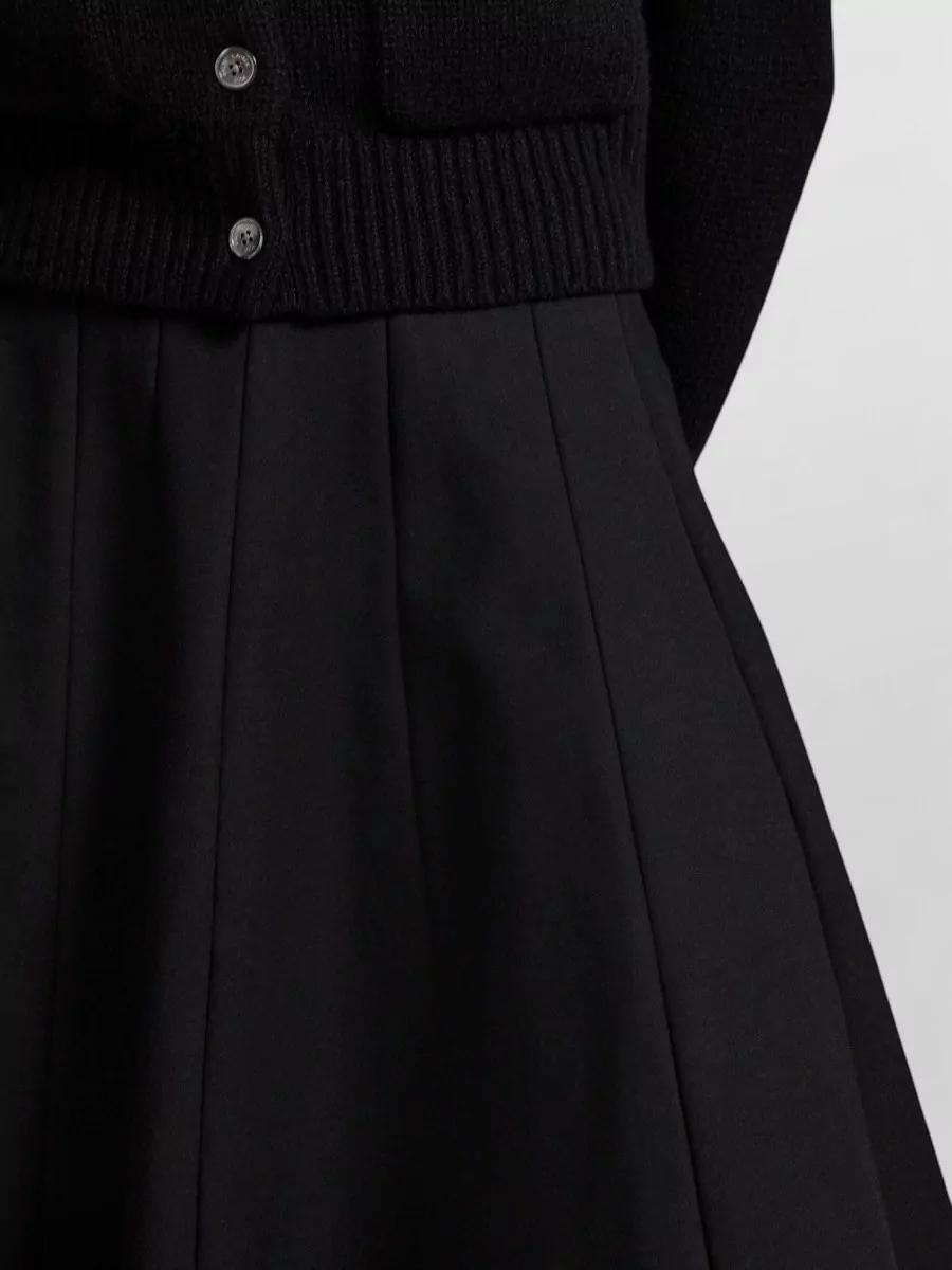 Ralph Lauren High Waist Midi Pleated Skirt