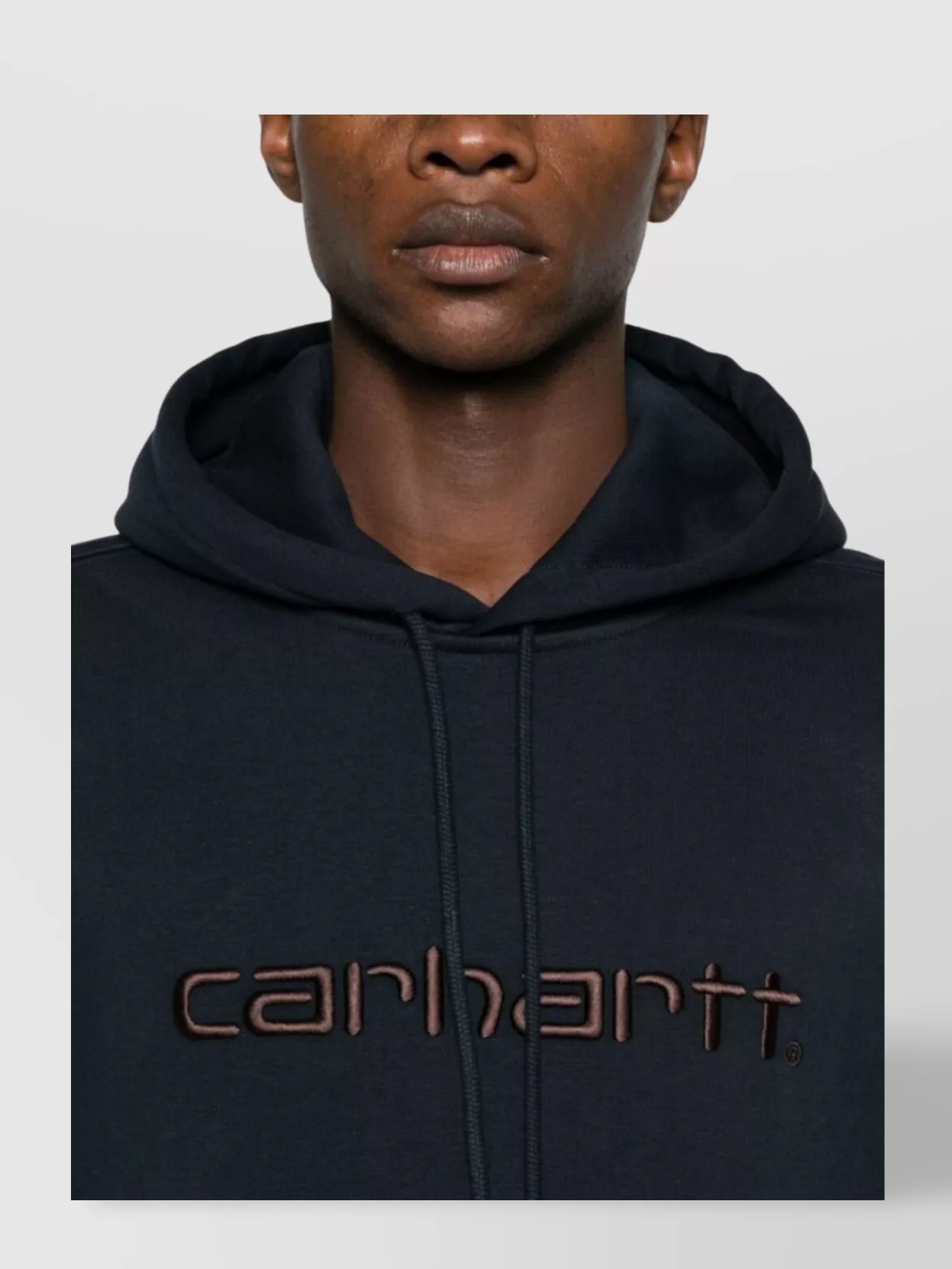 Carhartt Wip Cotton Hoodie With Logo And Pouch Pocket