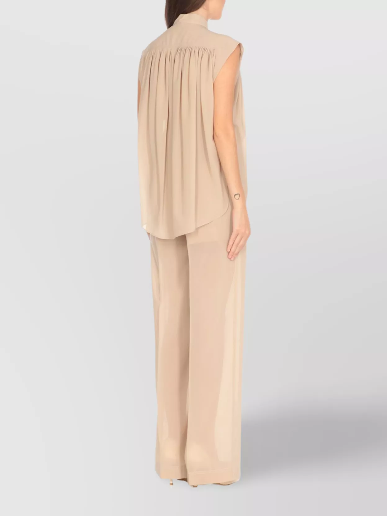 Philosophy Casual Cotton Blend Cap Sleeves Top