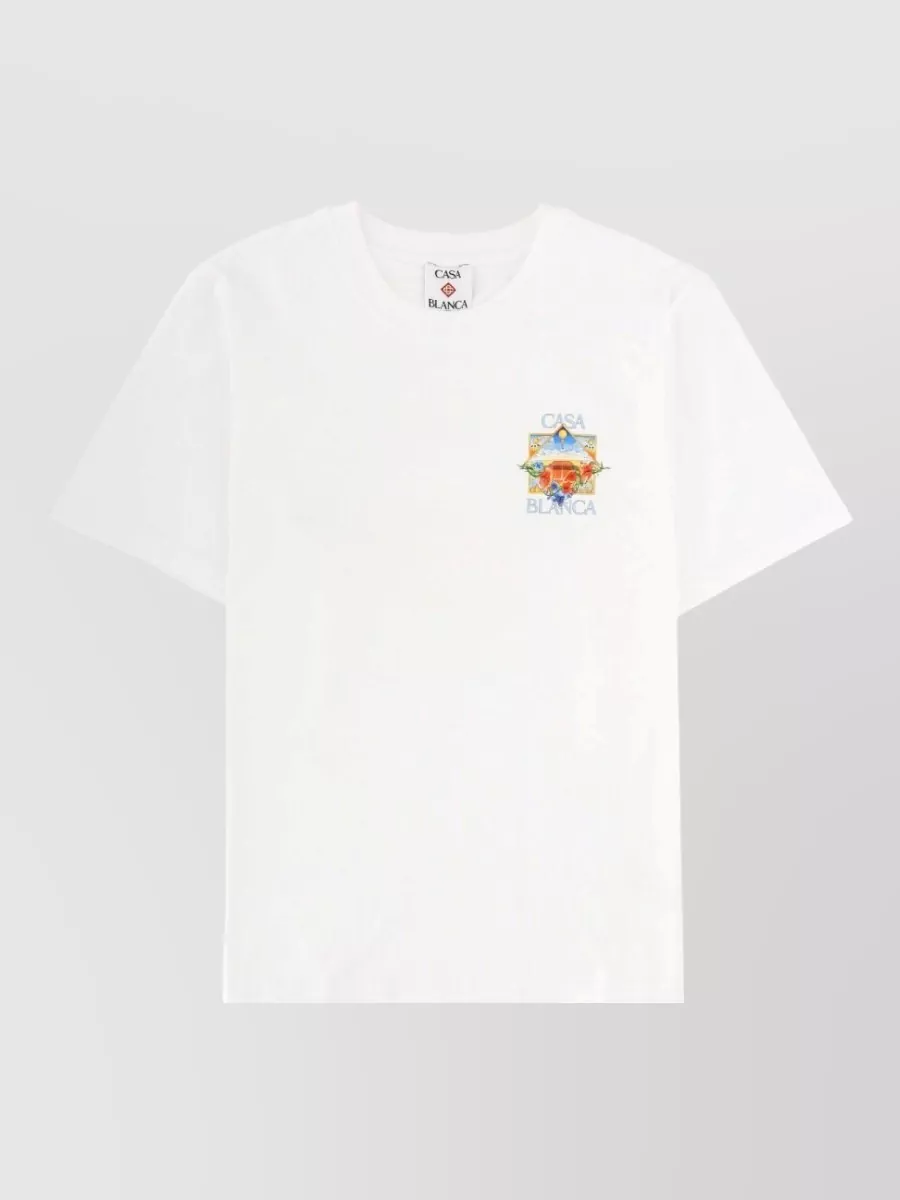 Casablanca Organic Cotton Printed T-Shirt
