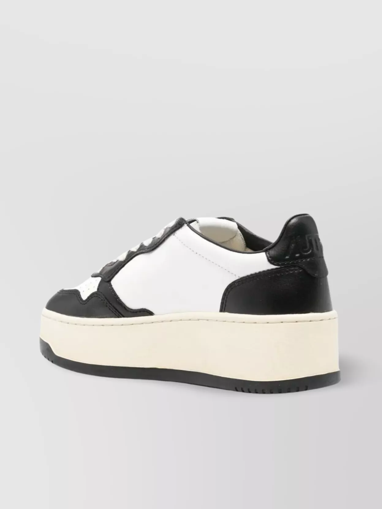 Autry Low Platform Leather Sneakers