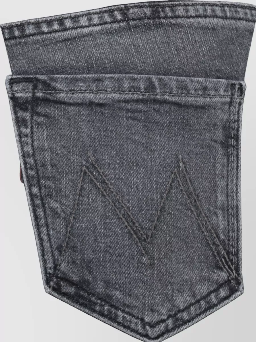 Mother Straight-Leg Denim Jeans