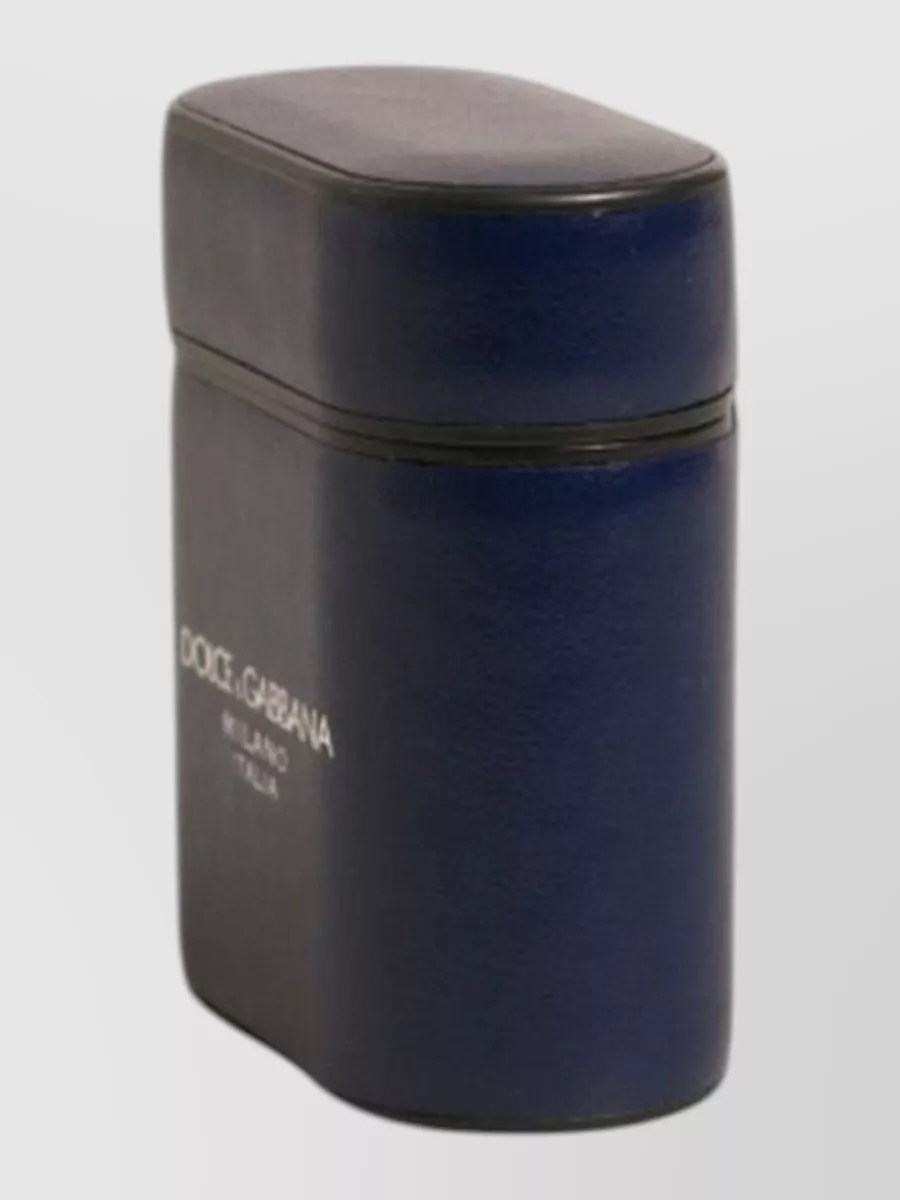 Dolce&Gabbana Leather Logo Print Airpods Case