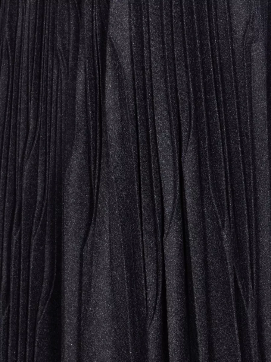 Alaïa Wool Pleated Maxi Skirt